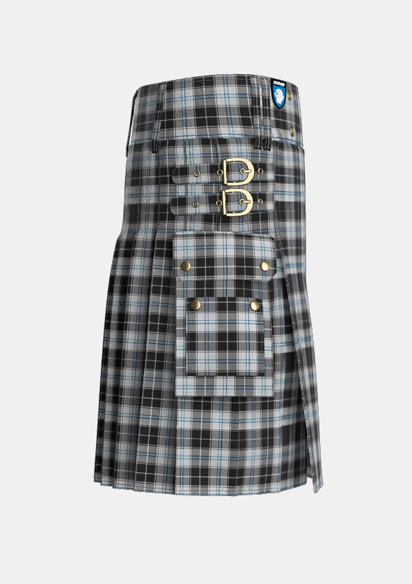 Utility_Forbes_Dress_Clans_Originaux_Tartan_6295_kilt_right_image_with_pleated_design_and_adjustable_buckles_for_men