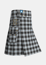 Utility_Forbes_Dress_Clans_Originaux_Tartan_6295_kilt_side_image_with_pleated_design_and_adjustable_buckles_for_men