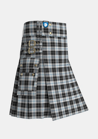 Utility_Forbes_Dress_Clans_Originaux_Tartan_6295_kilt_side_image_with_pleated_design_and_adjustable_buckles_for_men