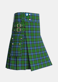 Utility_Forsyth_1795_Tartan_1122_kilt_side_image_with_pleated_design_and_adjustable_buckles_for_men