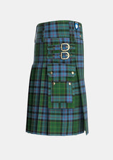 Utility_Forsyth_2_Tartan_2085_kilt_right_image_with_pleated_design_and_adjustable_buckles_for_men