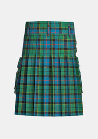 Utility_Forsyth_tartan_1122_kilt_back_image_with_pleated_design_and_adjustable_buckles_for_men
