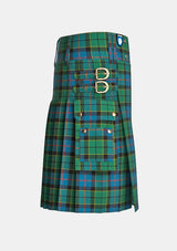Utility_Forsyth_tartan_1122_kilt_right_image_with_pleated_design_and_adjustable_buckles_for_men