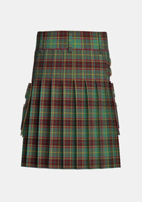 Utility_Fortnum_Mason_Tartan_13215_kilt_back_image_with_pleated_design_and_adjustable_buckles_for_men