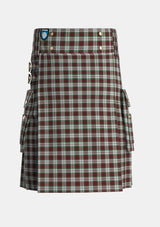 Utility_Fraser_Dress_Tartan_1228_kilt_front_image_with_pleated_design_and_adjustable_buckles_for_men