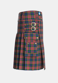 Utility_Fraser_of_Boblainy_Hugh_Tartan_2528_kilt_right_image_with_pleated_design_and_adjustable_buckles_for_men