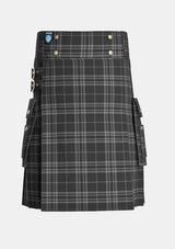 Utility_Freedom_of_Scotland_Tartan_5910_kilt_front_image_with_pleated_design_and_adjustable_buckles_for_men