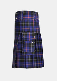 Utility_Fuller_of_Hopewell_Tartan_6781_kilt_left_image_with_pleated_design_and_adjustable_buckles_for_men