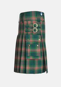 Utility_Gallagher_Ancient_Tartan_4053_kilt_right_image_with_pleated_design_and_adjustable_buckles_for_men