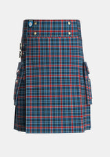 Utility_Gandy_of_Myrton_Tartan_7564_kilt_front_image_with_pleated_design_and_adjustable_buckles_for_men