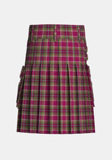 Utility_Gardner_Lynne_Michele_Tartan_12001_kilt_back_image_with_pleated_design_and_adjustable_buckles_for_men