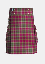 Utility_Gardner_Lynne_Michele_Tartan_12001_kilt_front_image_with_pleated_design_and_adjustable_buckles_for_men