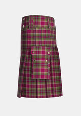 Utility_Gardner_Lynne_Michele_Tartan_12001_kilt_left_image_with_pleated_design_and_adjustable_buckles_for_men