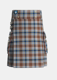 Utility_Gayre_Arisaidh_Tartan_176_kilt_front_image_with_pleated_design_and_adjustable_buckles_for_men