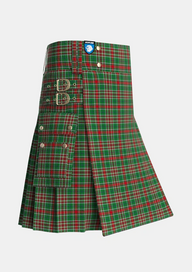 Utility_Gayre_Bodyguard_2_Tartan_1154_kilt_side_image_with_pleated_design_and_adjustable_buckles_for_men