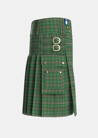 Utility_Gayre_Dress_Tartan_161_kilt_right_image_with_pleated_design_and_adjustable_buckles_for_men