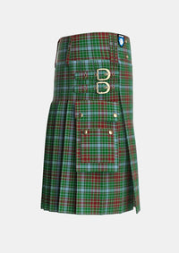 Utility_Gayre_Tartan_164_kilt_right_image_with_pleated_design_and_adjustable_buckles_for_men