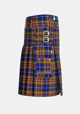 Utility_German_Tartan_3190_kilt_right_image_with_pleated_design_and_adjustable_buckles_for_men