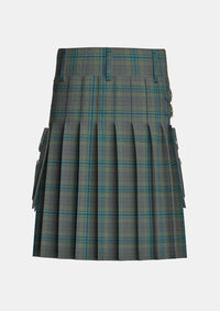 Utility_Giants_Causeway_Tartan_10430_kilt_back_image_with_pleated_design_and_adjustable_buckles_for_men