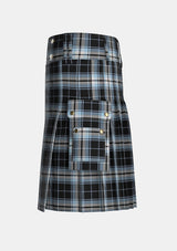 Utility_Glasgow_Warriors_Tartan_11567_kilt_left_image_with_pleated_design_and_adjustable_buckles_for_men