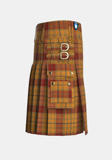 Utility_Glen_Affric_tartan_2090_kilt_right_image_with_pleated_design_and_adjustable_buckles_for_men