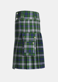Utility_Gordon_Dress_1_Tartan_3594_kilt_left_image_with_pleated_design_and_adjustable_buckles_for_men