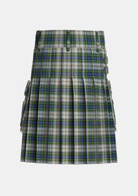 Utility_Gordon_Dress_4_Tartan_347_kilt_back_image_with_pleated_design_and_adjustable_buckles_for_men