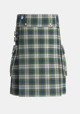 Utility_Gordon_Dress_4_Tartan_347_kilt_front_image_with_pleated_design_and_adjustable_buckles_for_men