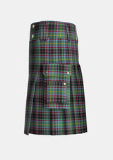 Utility_Gordonstoun_Tartan_362_kilt_left_image_with_pleated_design_and_adjustable_buckles_for_men