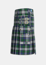Utility_Graham_Dress_Tartan_1787_kilt_right_image_with_pleated_design_and_adjustable_buckles_for_men