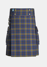 Utility_Grampian_Tartan_2151_kilt_front_image_with_pleated_design_and_adjustable_buckles_for_men