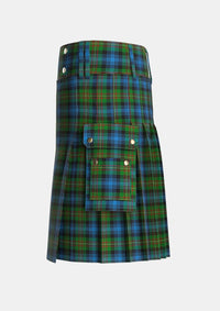 Utility_Grant_1819_2_Tartan_311_kilt_left_image_with_pleated_design_and_adjustable_buckles_for_men