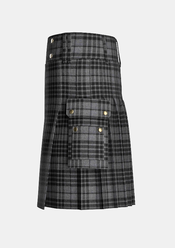 Grey Watch Utility Tartan Kilt