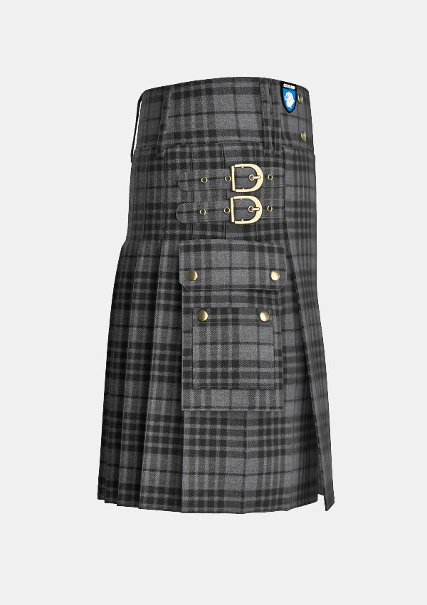 Grey Watch Utility Tartan Kilt