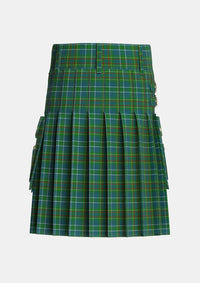 Utility_Harkness_Hunting_Tartan_5710_kilt_back_image_with_pleated_design_and_adjustable_buckles_for_men