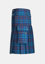 Utility_Harmony_Tartan_31_kilt_left_image_with_pleated_design_and_adjustable_buckles_for_men