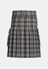 Utility_Harris_Personal_Tartan_5159_kilt_back_image_with_pleated_design_and_adjustable_buckles_for_men