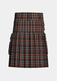 Utility_Harry_Potter_Tartan_14435_kilt_back_image_with_pleated_design_and_adjustable_buckles_for_men