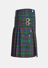 Utility_Hart_of_Scotland_Tartan_4093_kilt_right_image_with_pleated_design_and_adjustable_buckles_for_men