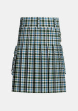 Utility_Henderson_Dress_1_Tartan_2549_kilt_back_image_with_pleated_design_and_adjustable_buckles_for_men