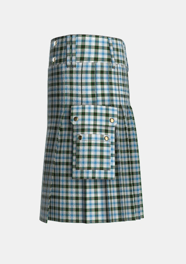 Utility_Henderson_Dress_1_Tartan_2549_kilt_left_image_with_pleated_design_and_adjustable_buckles_for_men
