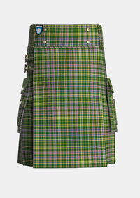 Utility_Henry_Tartan_11437_kilt_front_image_with_pleated_design_and_adjustable_buckles_for_men