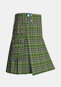 Utility_Henry_Tartan_11437_kilt_side_image_with_pleated_design_and_adjustable_buckles_for_men