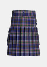 Utility_Heston_Tartan_4221_kilt_back_image_with_pleated_design_and_adjustable_buckles_for_men