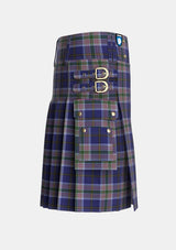 Utility_Heston_Tartan_4221_kilt_right_image_with_pleated_design_and_adjustable_buckles_for_men