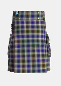 Utility_Highfield_Dress_Tartan_4183_kilt_front_image_with_pleated_design_and_adjustable_buckles_for_men