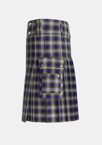 Utility_Highfield_Dress_Tartan_4183_kilt_left_image_with_pleated_design_and_adjustable_buckles_for_men