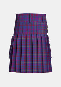 Utility_Highland_Cathedral_Tartan_6136_kilt_back_image_with_pleated_design_and_adjustable_buckles_for_men