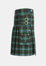 Utility_Hislop_Hyslop_Hunting_Tartan_2137_kilt_right_image_with_pleated_design_and_adjustable_buckles_for_men