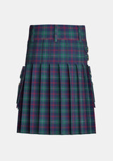 Utility_Hogg_A_Tartan_12989_kilt_back_image_with_pleated_design_and_adjustable_buckles_for_men